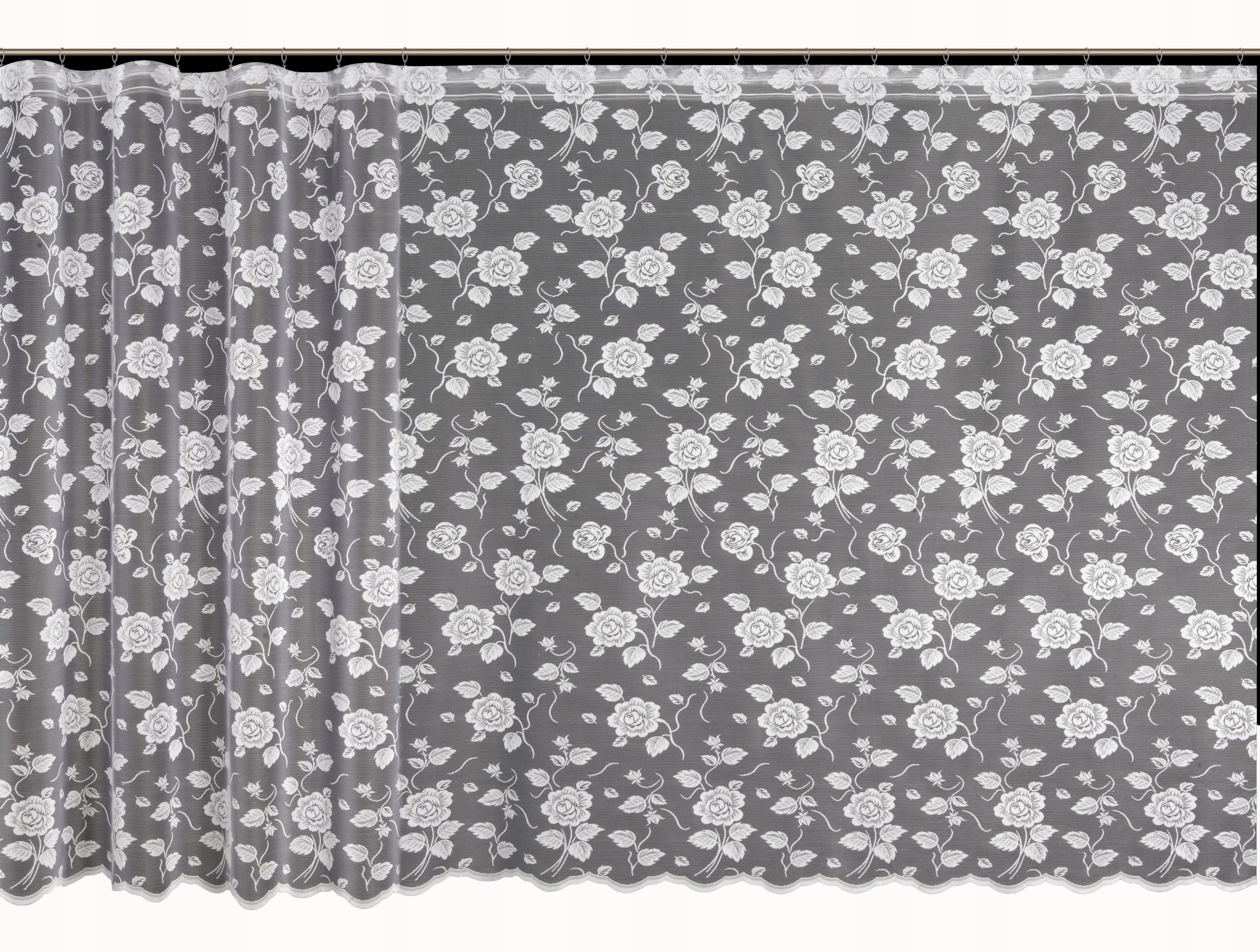 Mg Záclona 4251 Ecru 370 x 300 cm s polský páskou