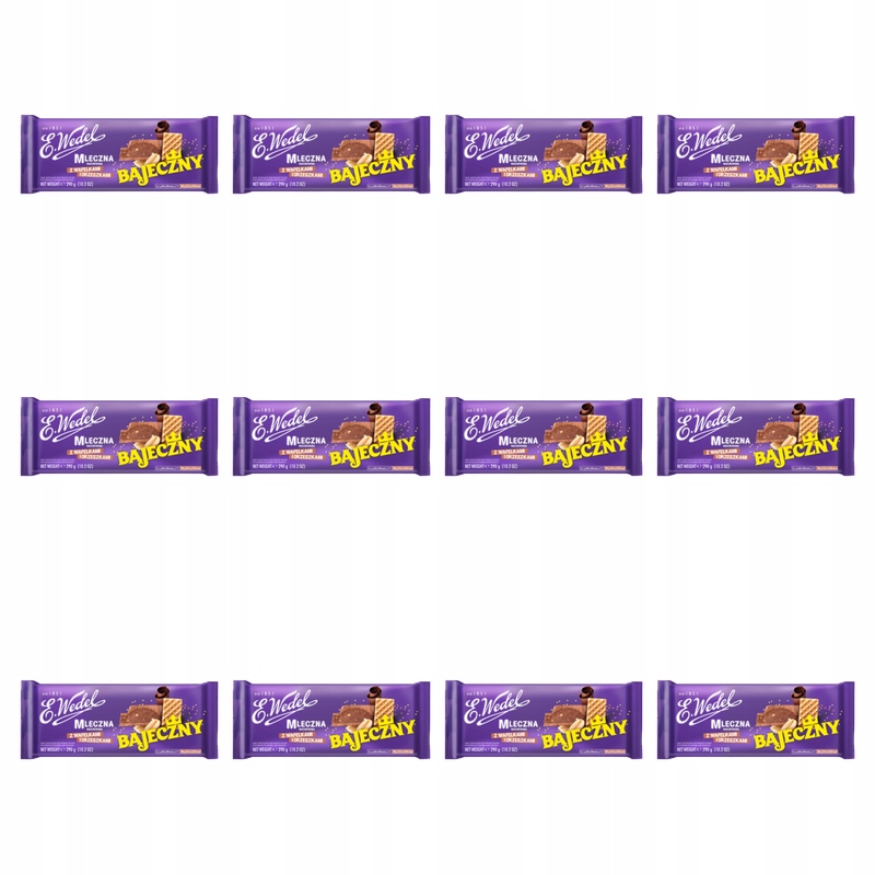 E. Wedel Czekolada Mleczna Bajeczny 290g X12
