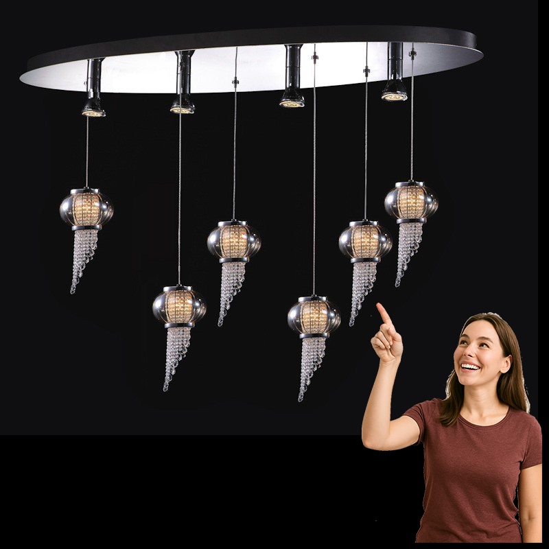 Stropná lampa Carlo MD115824-6PLUS4L O Italux