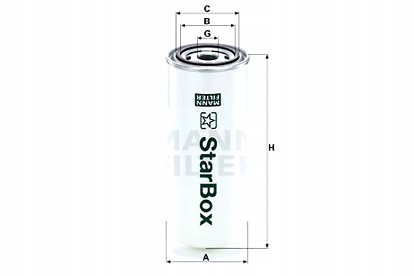 FILTR OLEJU AGRO MANN-FILTER Marka Mann-Filter