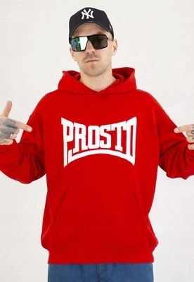 Mikina Prosto S kapucí Ever red