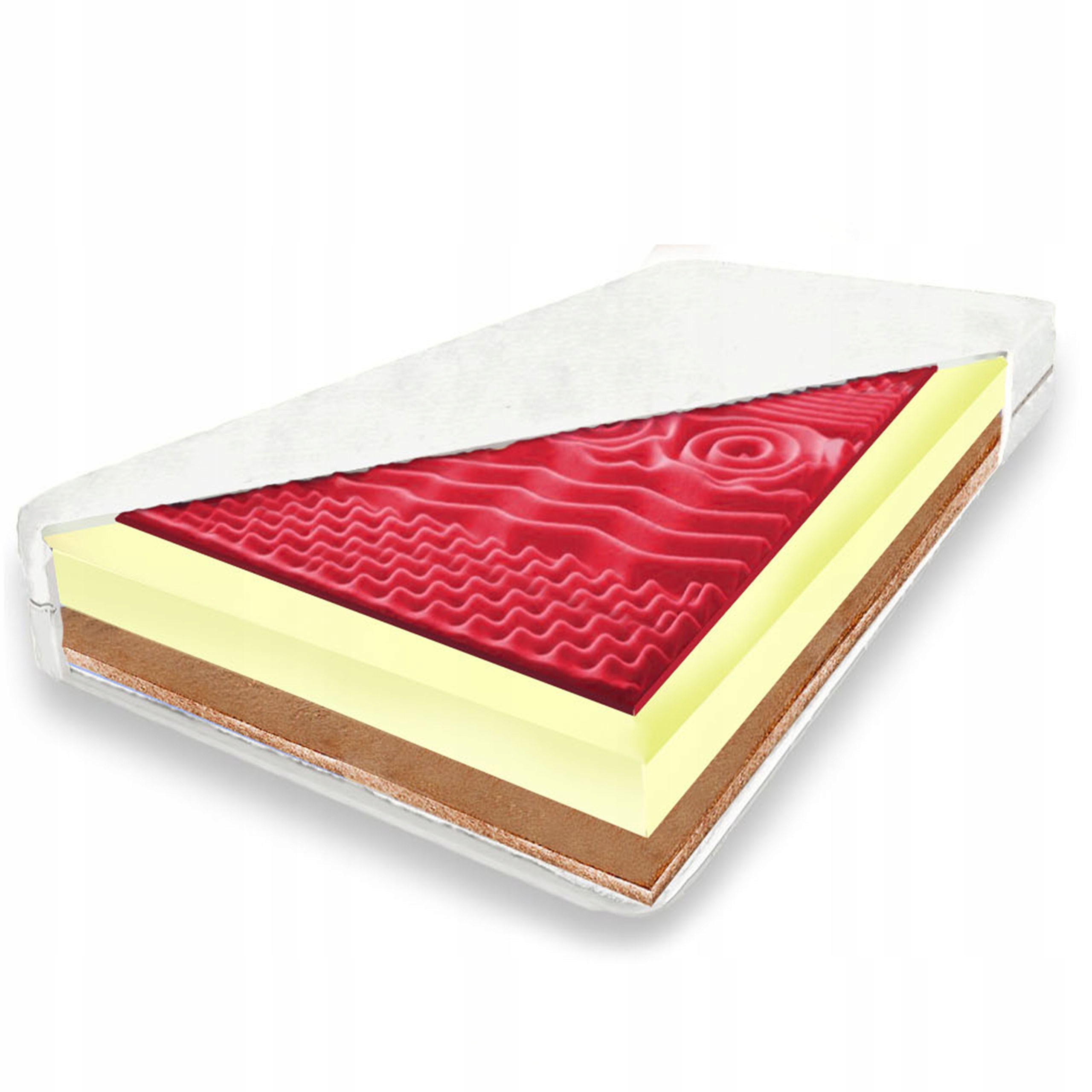 

Materac 140X200 Masujący Hr Z Kokosem Na Bóle 28CM