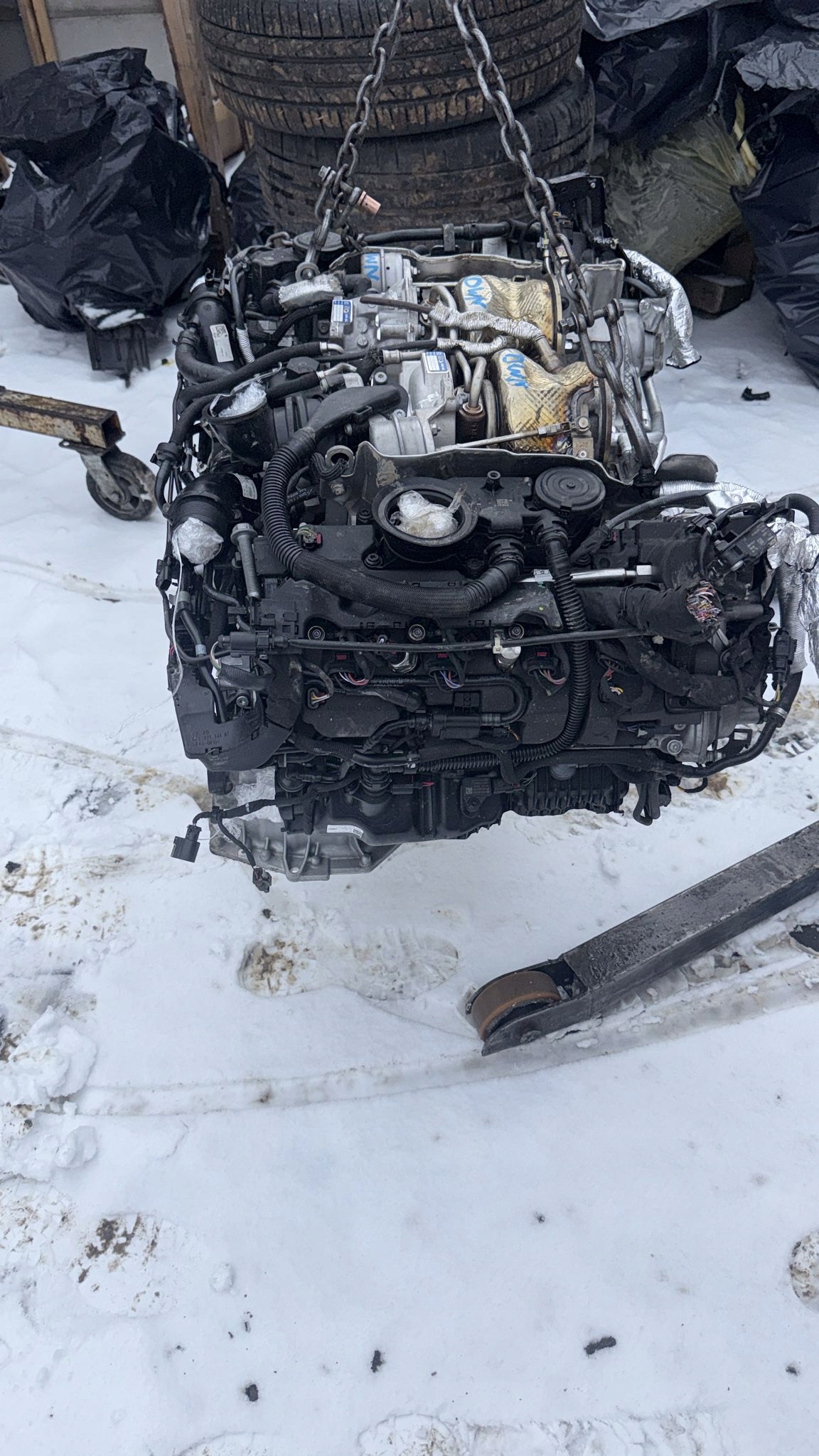engine complete AUDI RSQ8 2024R 4,0 TFSI 20TYS KM DWN
