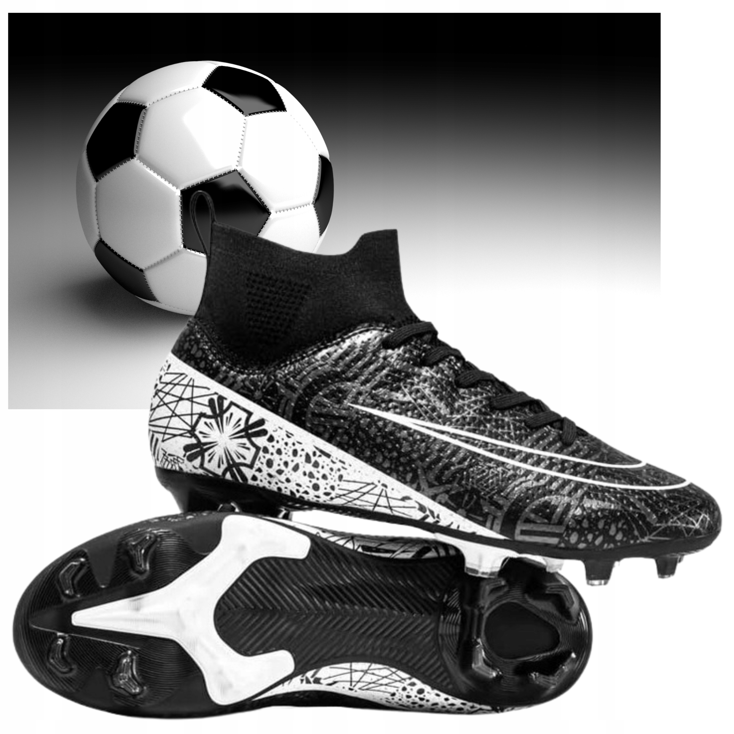 Korki Buty piłkarskie treningowe dziecięce do piłki nożnej sportowe lanki