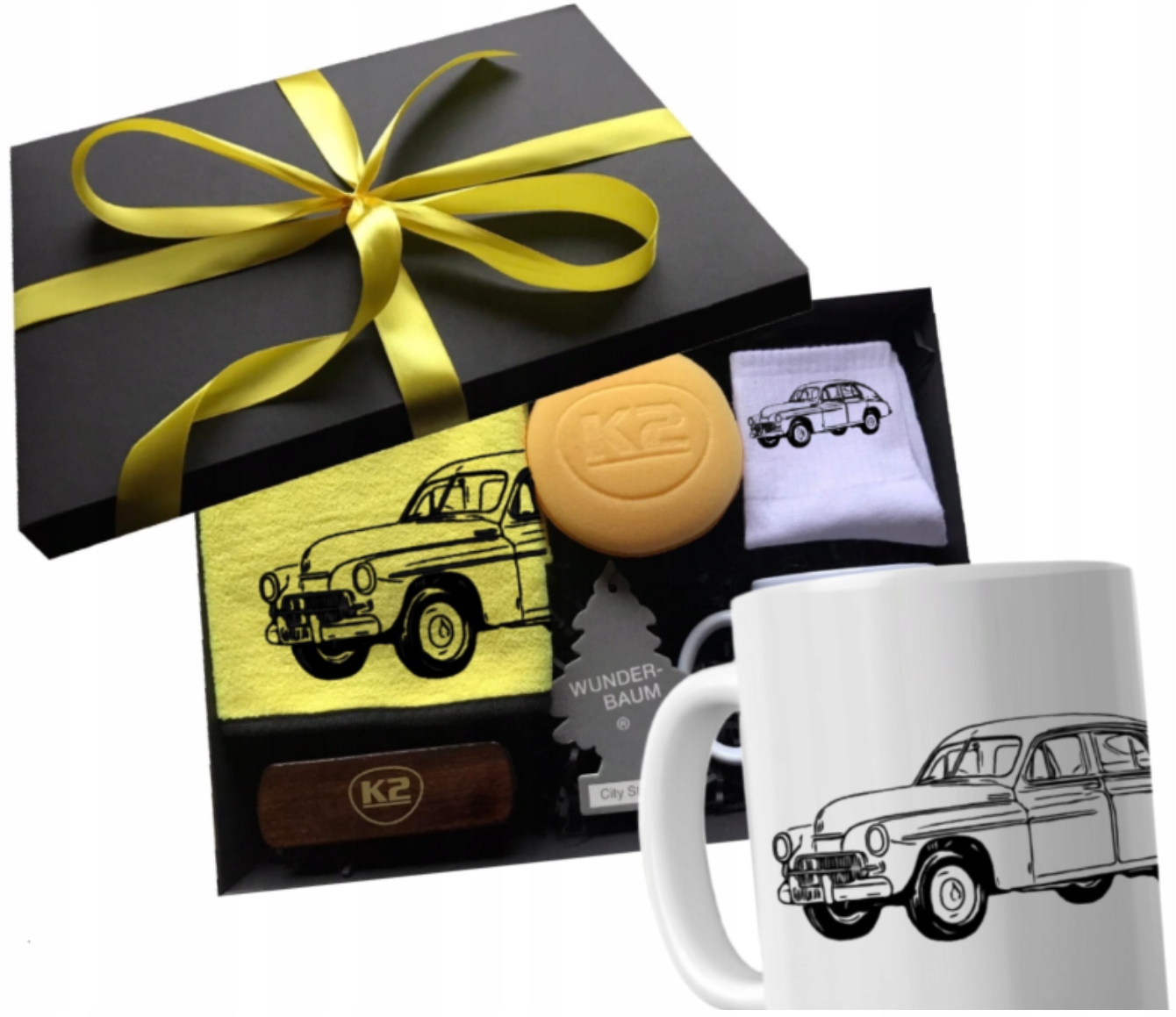 Sada dárek hrnečků pro tatínka, dědečka, Klasiky, auto Varšava