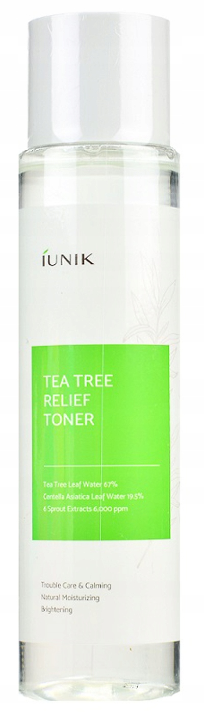 iUNIK Tea Tree Zklidňující tonikum s vodou z čajovníku 200 ml