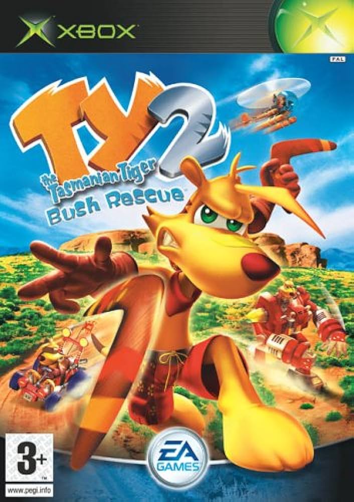TY THE TASMANIAN TIGER 2 BUSH RESCUE XBOX