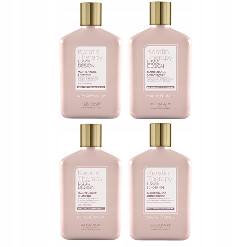 Alfaparf Keratin Therapy Maintenance šampon 2x 250 ml kondicionér 2x 250 ml