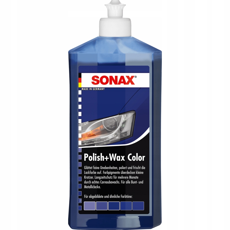 SONAX WOSK KOLORYZUJĄCY NANOPRO NIEBIESKI 250ML
