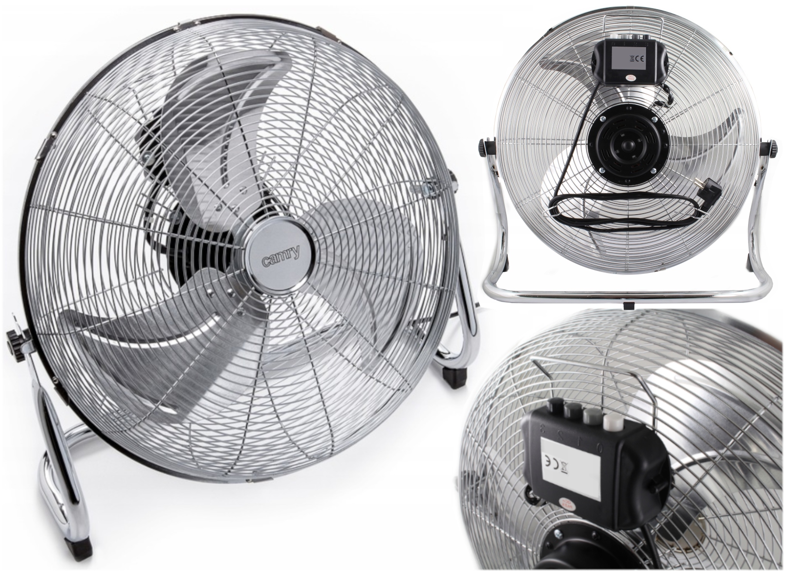 Podlahový Ventilátor S Vysokým Výkonem 53 cm!