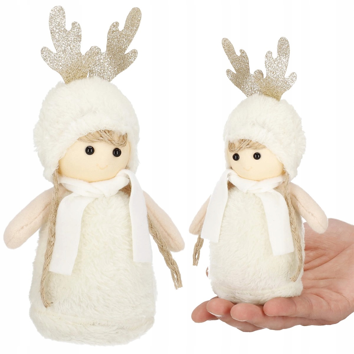 

Figurka Świąteczna Dziewczynka Renifer Lalka 20 cm