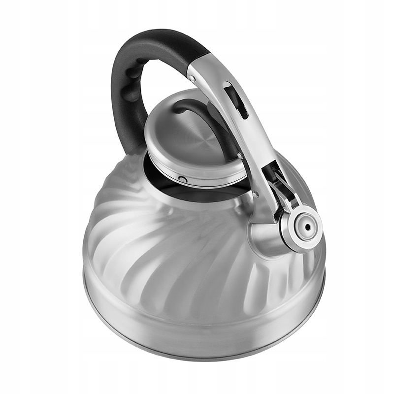 Czajnik stalowy gwizdek indukcja elegancki 3l