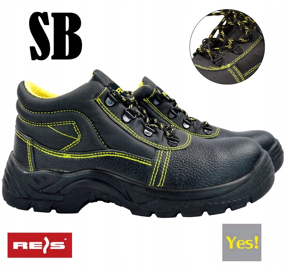 

Buty Robocze Męskie Trzewiki Metalowy Nosek R. 41