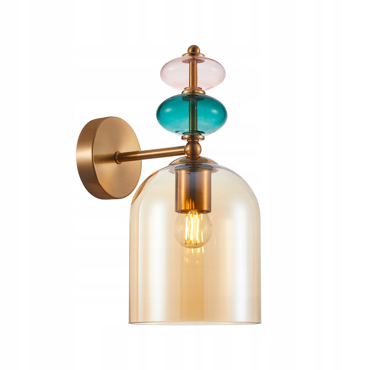 Lampa ścienna, kinkiet złoty nowoczesny do biura, salonu, sypialni Busco