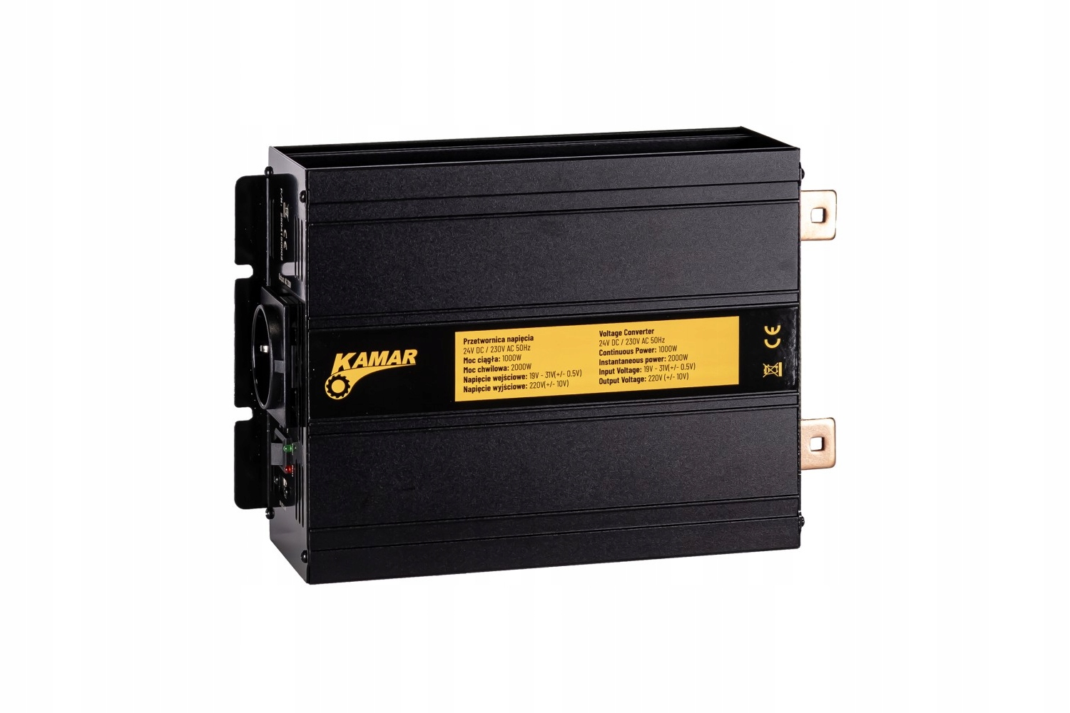 Automobilový menič napätia 24V/230V 1000W Max Skok 2000W