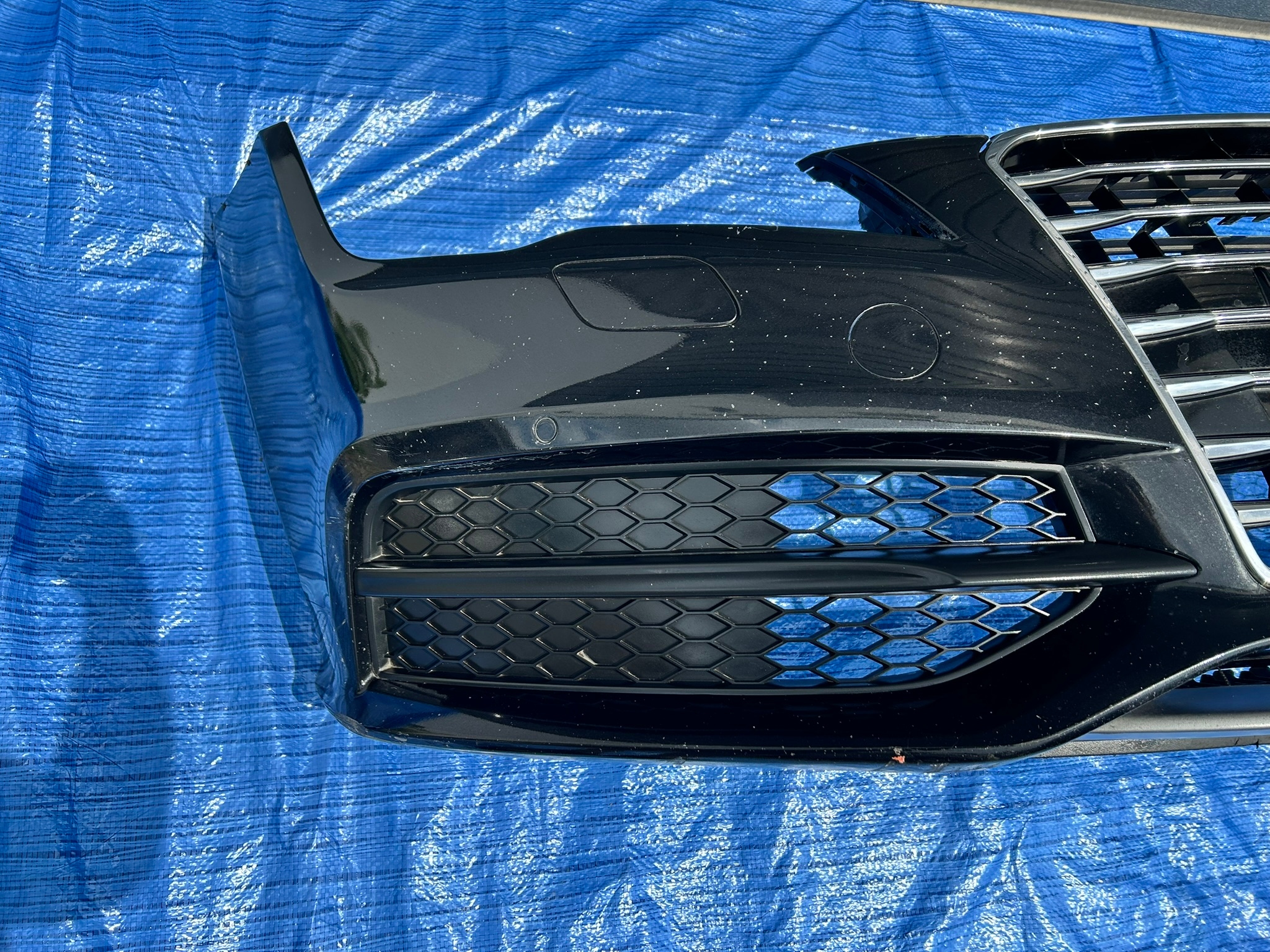 bumper front front AUDI S7 A7 4G S-LINE SLINE LZ9Y