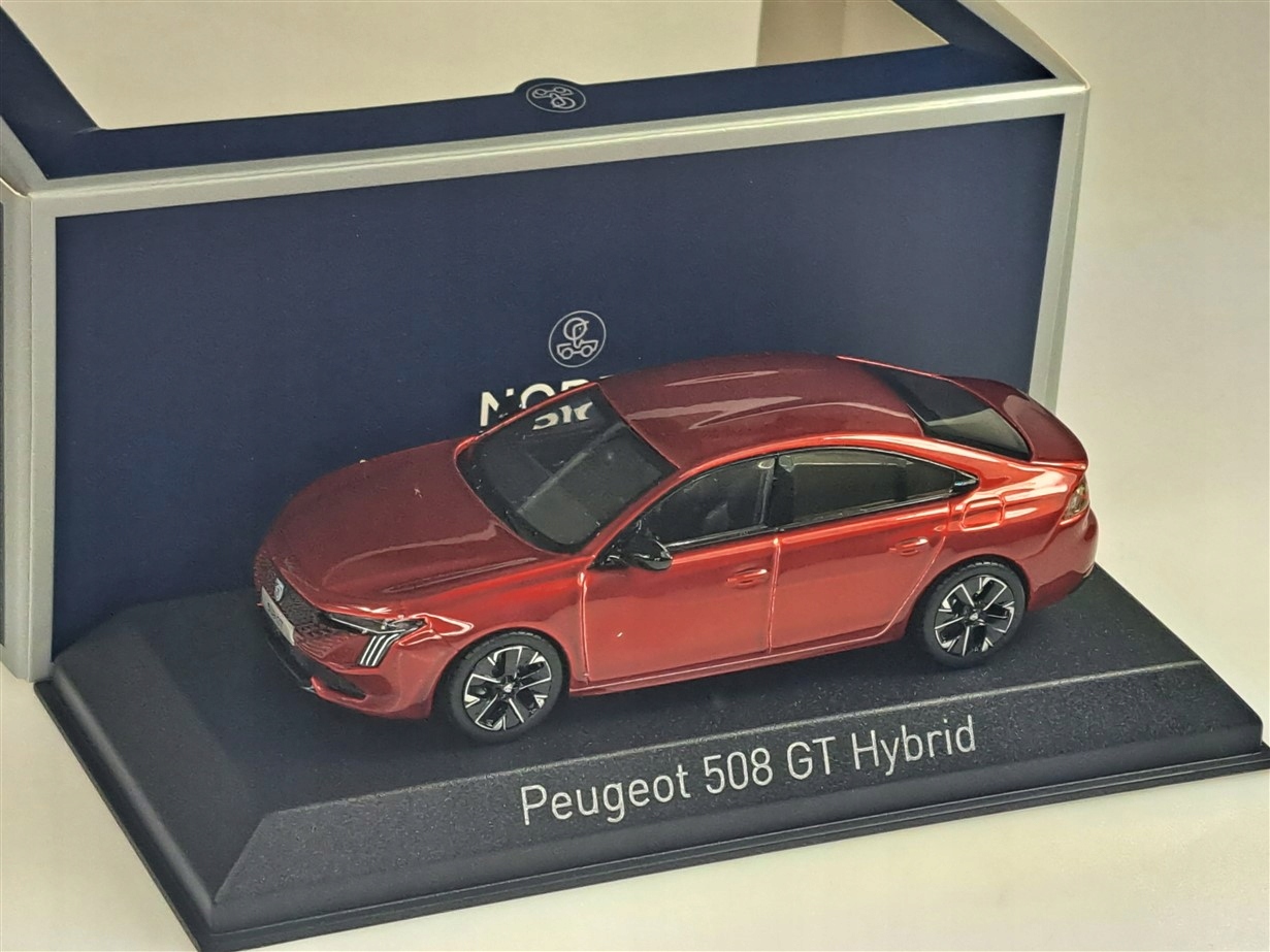 Norev Peugeot 508 Gt Hybrid 2023 Elixir Red 1:43
