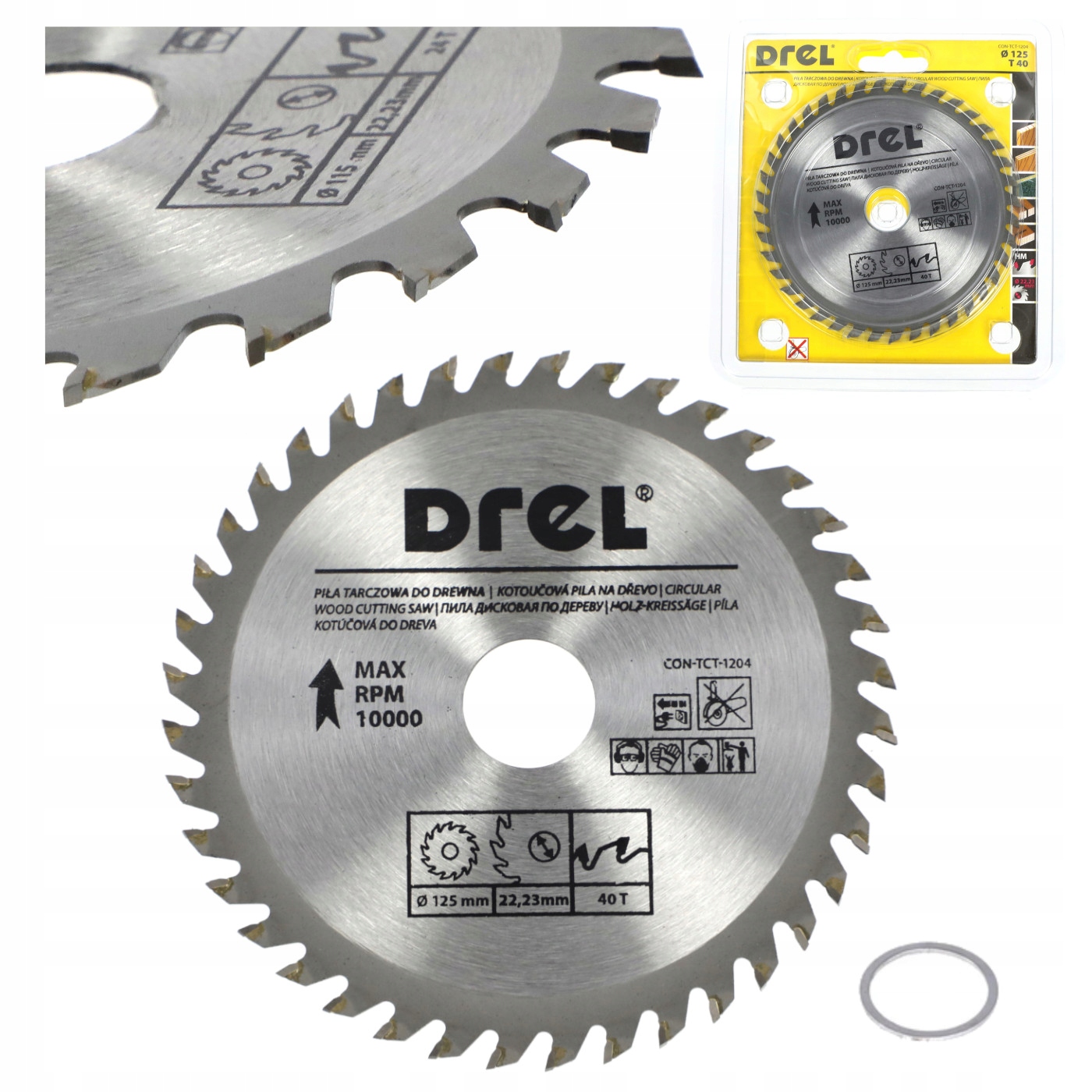 

Tarcza Do Drewna Piła Widiowa 125 X 22.2mm 40T