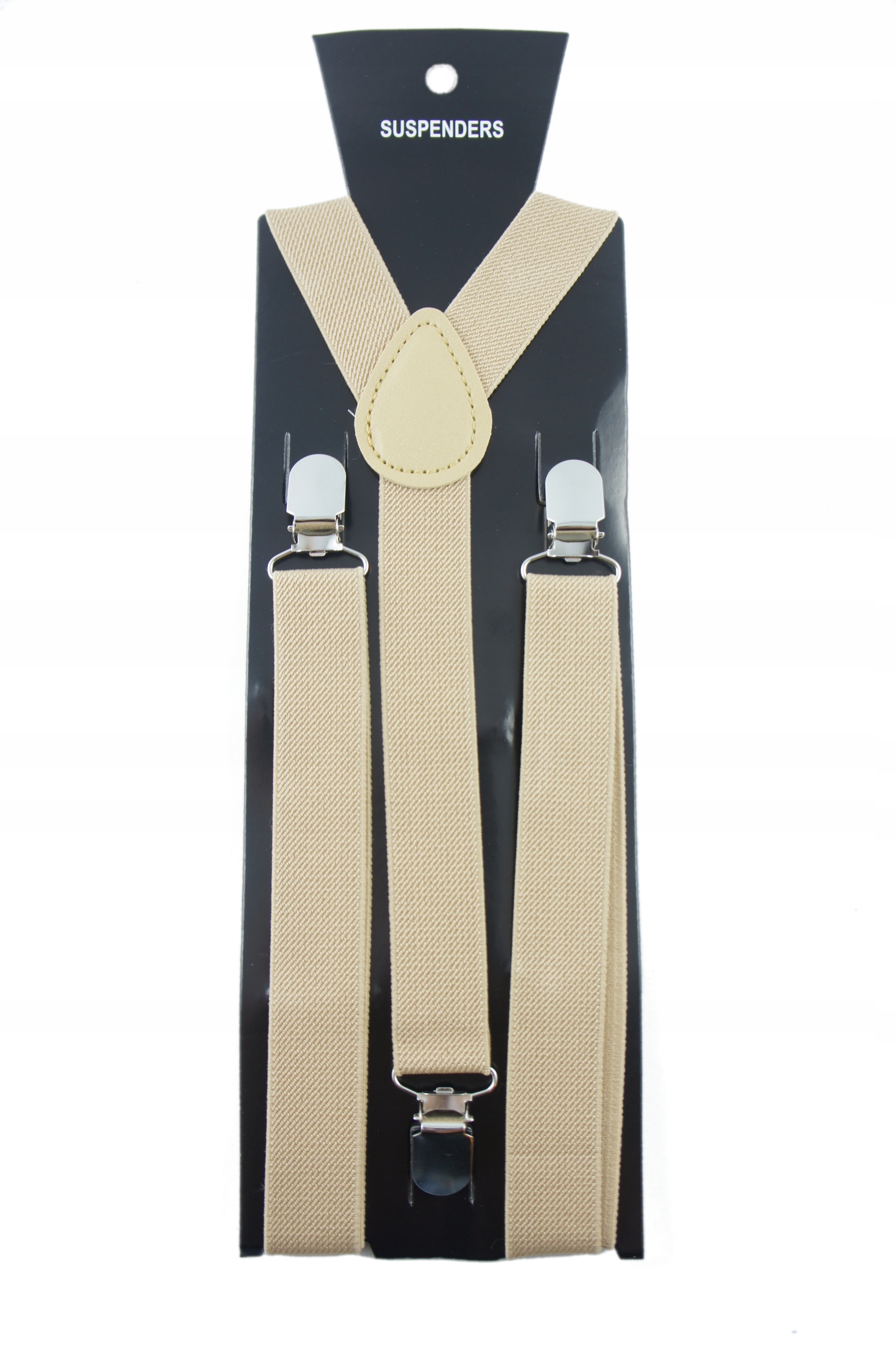 

Beżowe szelki 120-200cm Wzrostu męskie Brąz