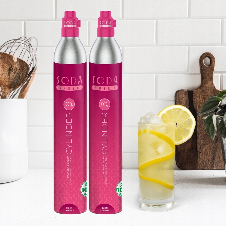 Nabój butla CO2 SodaSpeed quick connect do sodastream Art Duo Terra 2 szt.