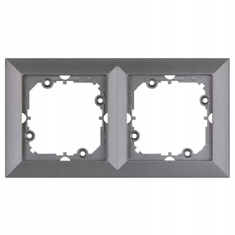 

Abex Perła antracyt ramka 2 RA-2P