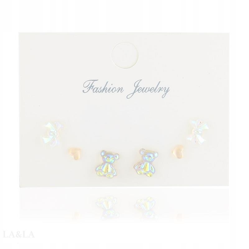 Kolczyki zestaw 3par/op