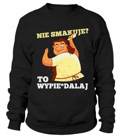 Dámská Mikina It Doesn't Taste Like It's Fucking... 3XL Černá, Dárek pro holku