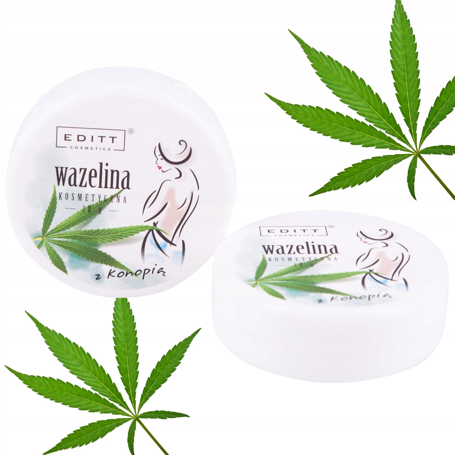 

Wazelina Kosmetyczna z Konopią 18g