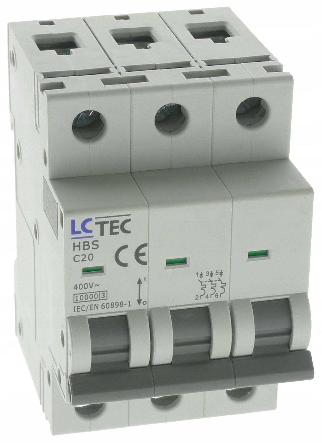 LC wyłącznik nadprądowy HBS 3P 3M 3F C 20A 10kA