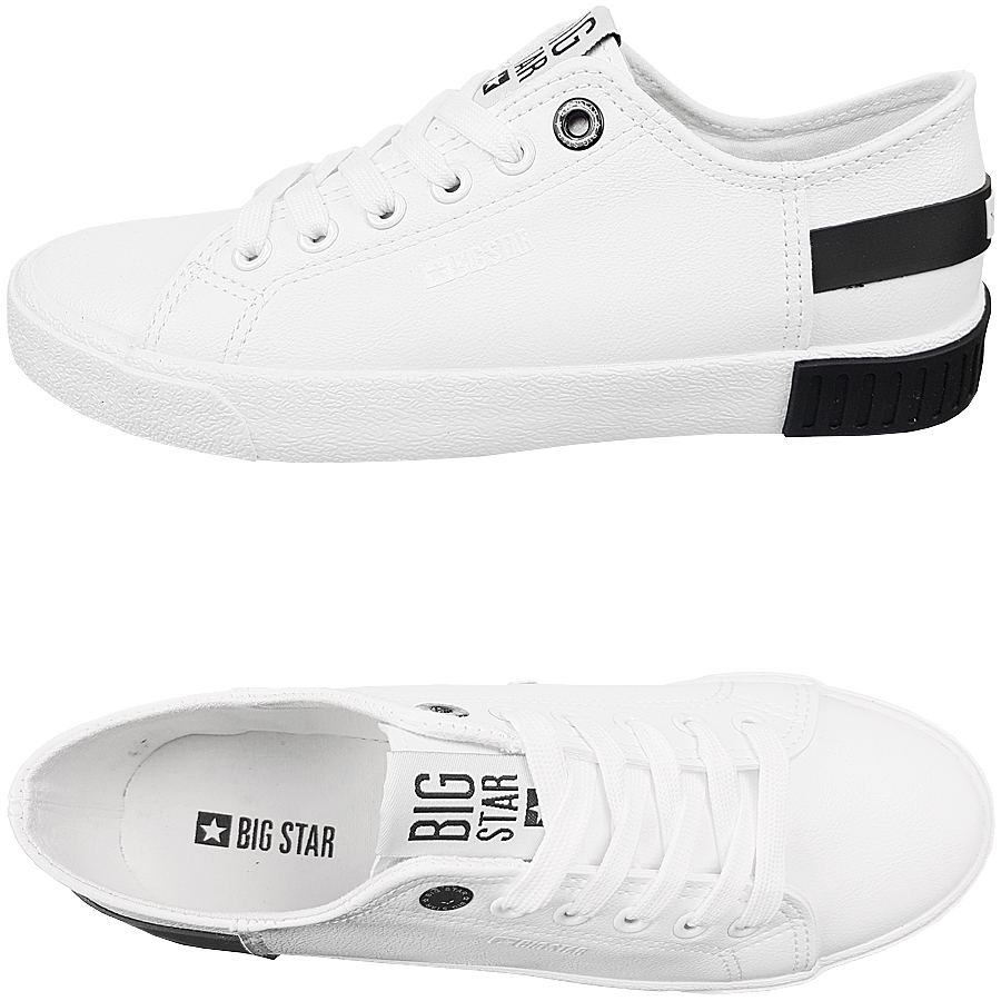 

białe trampki Damskie Big Star FF274175 rozmiar 37