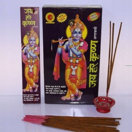 

Kadzidełka Jai Hare Krishna Pyłkowe Naturalne 25g