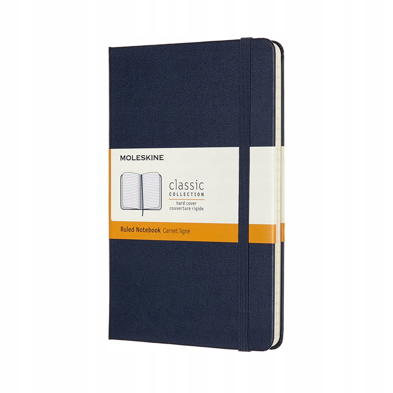 Notatnik Moleskine Classic M linie, twarda oprawa, szafirowy