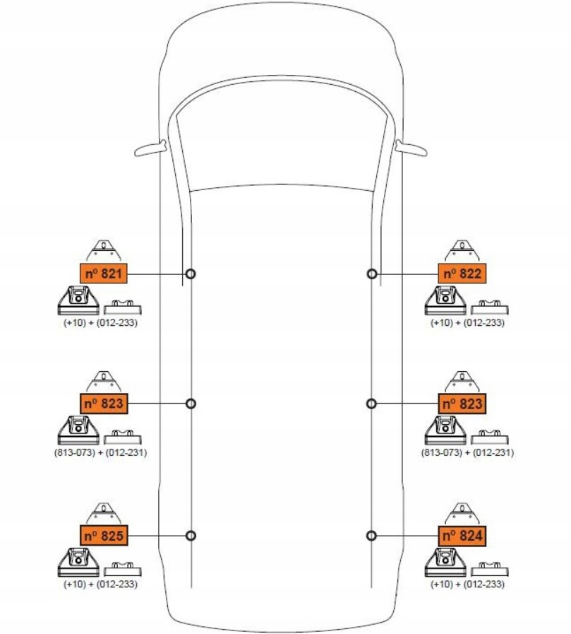 PLATFORMA CRUZ EVO RACK BERLINGO PARTNER 2008 2018 Product Length 200 cm