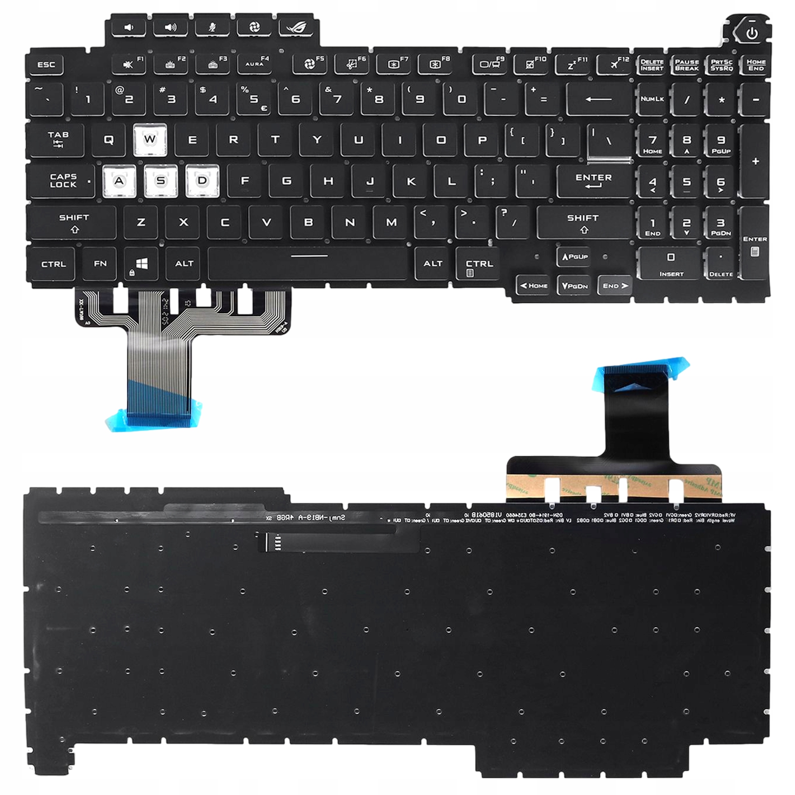 Klávesnice Pro Asus Rog Strix G713 G713Q G713QY G713QE G713QR G713QM Led Rgb