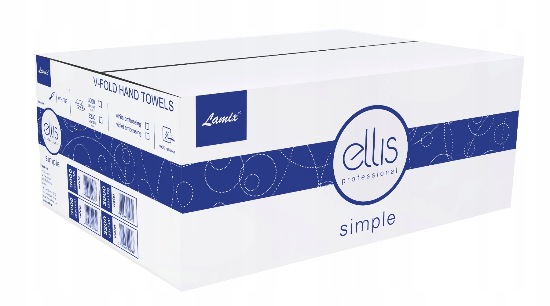 

Ręcznik papierowy skladany biały typ V 3000 szt.