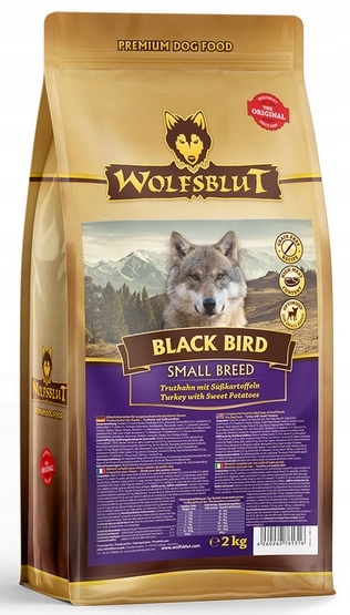 Levně Bezobilné krmivo pro malého psa Wolfsblut Krůta a batáty 2 kg