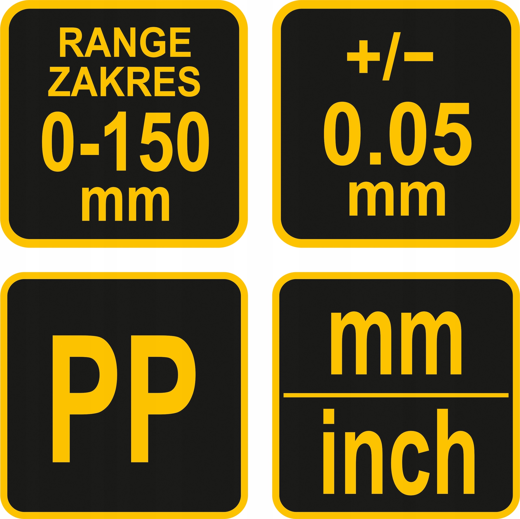 Suwmiarka plastikowa analogowa 150 mm Vorel 15120 Rodzaj analogowa