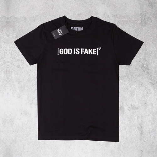 Tričko Holy Blvk God Is Fake vel. L Print Made in Poland