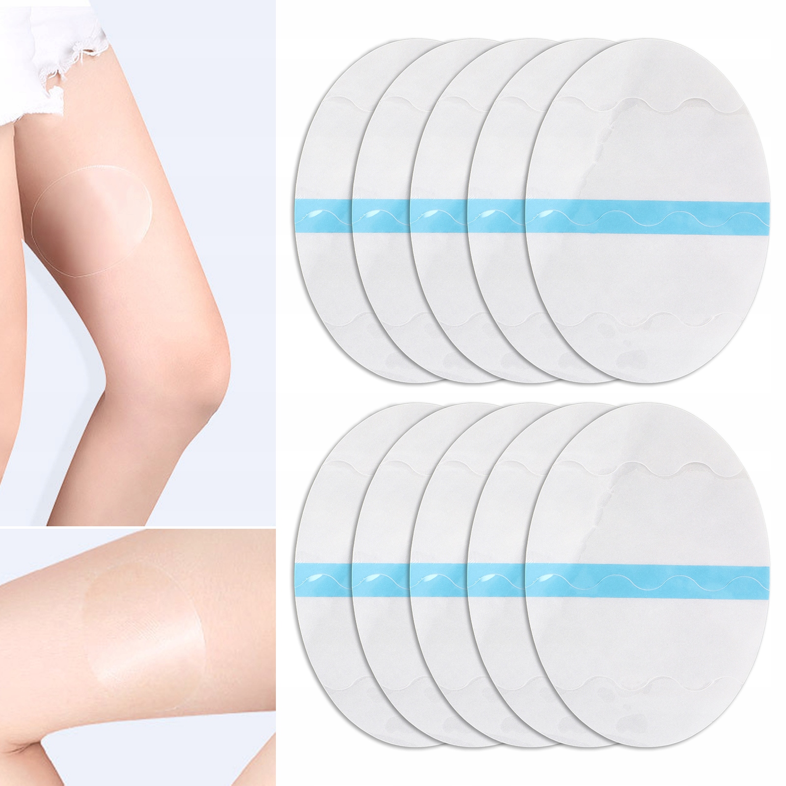 10 Sztuk Wyczyść Anty-tarcia Taśmy Uda Unise