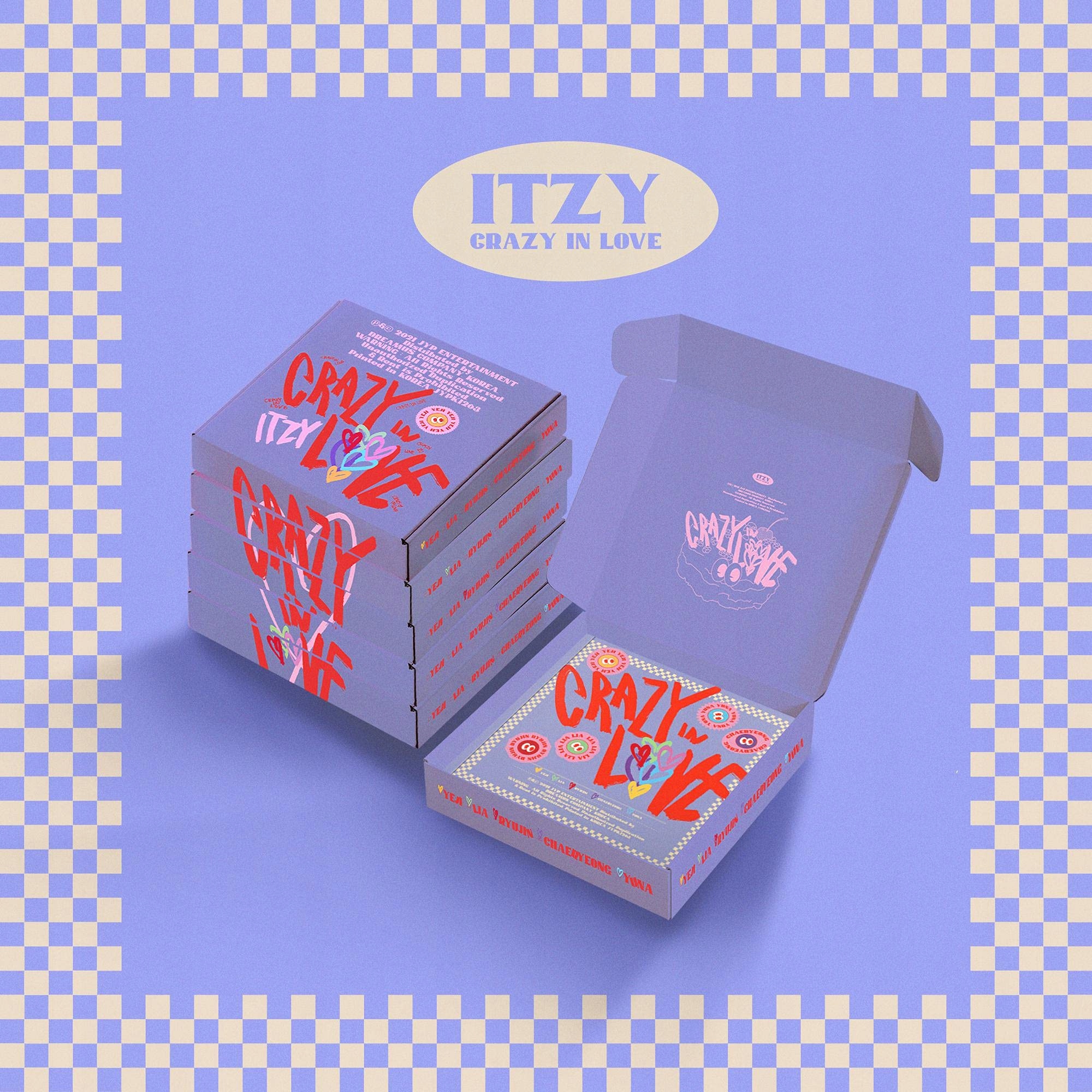 5Pcs/Set KPOP ITZY Photocards CRAZY IN LOVE WITHDRAMA FAN