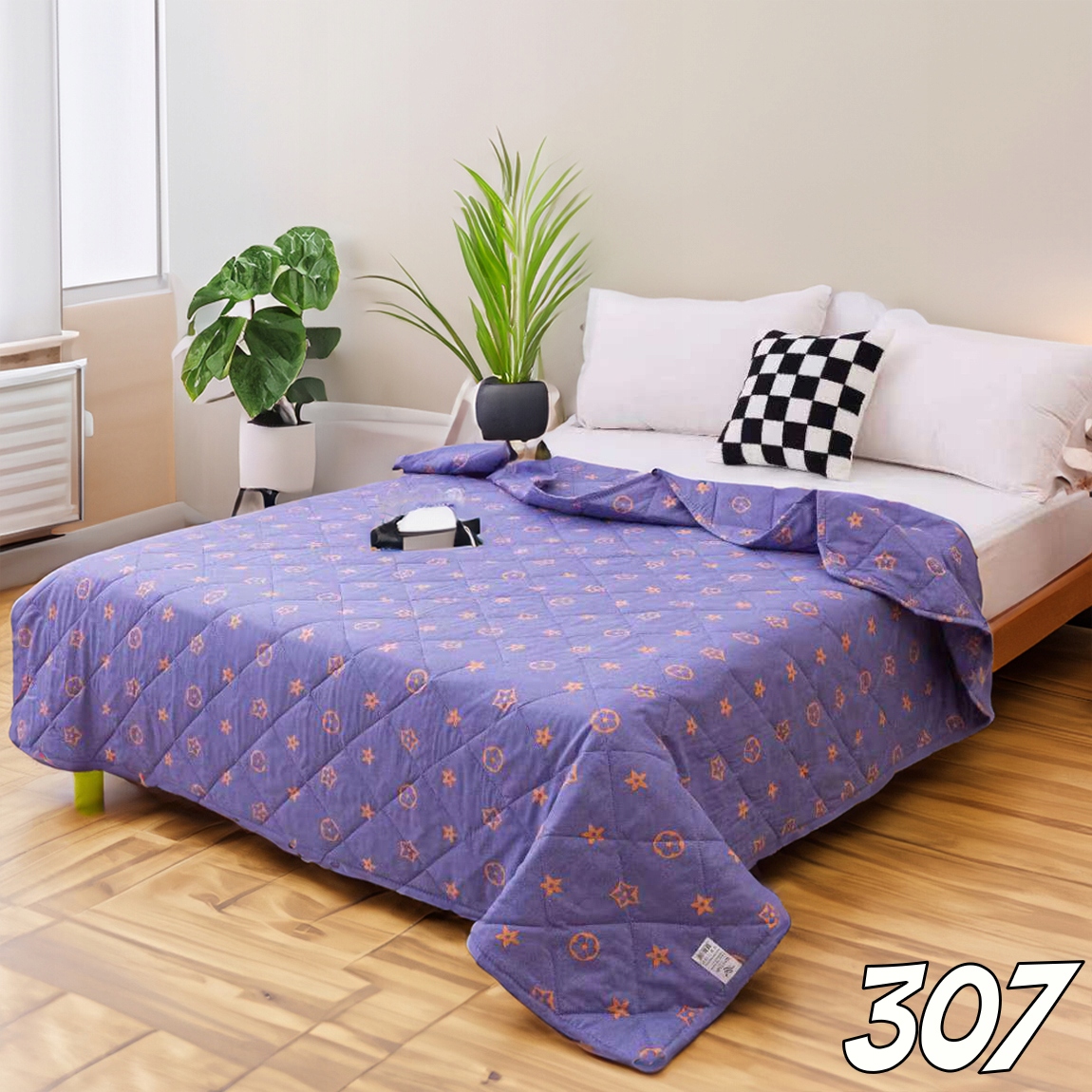 KOŁDRA LETNIA 200X220 CM TRÓJWYMIAROWA LEKKA NA LATO PIKOWANA DUŻO WZORÓW Materiał poszycia poliester