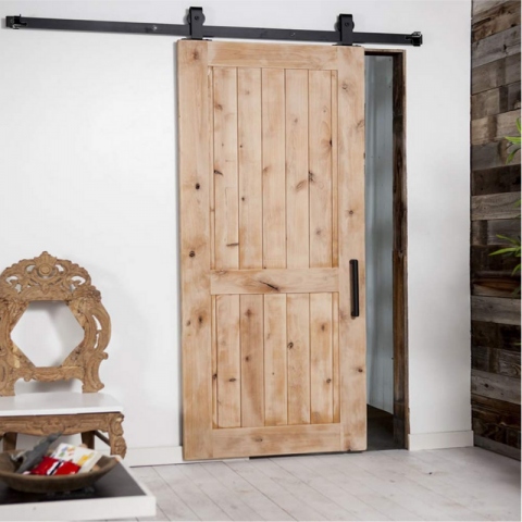 SYSTEM DRZWI PRZESUWNYCH W STYLU LOFT RUSTYKALNY SKANDYNAWSKI TYPU BARNDOOR Długość prowadnicy 2 m