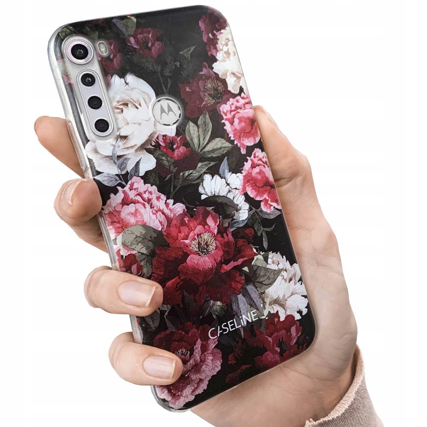 

Etui do Motorola One Fusion case wzory guma +Szkło