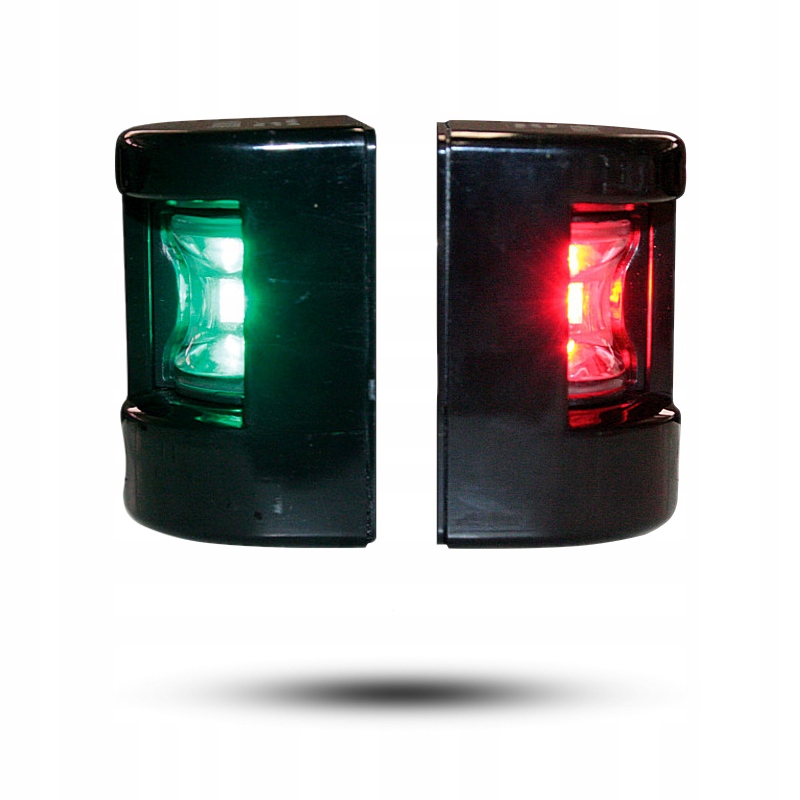 Zestaw świateł burtowych FOS LED 12 - 112,5° Red / Green - LALIZAS - 71299 Zawiera baterie nie