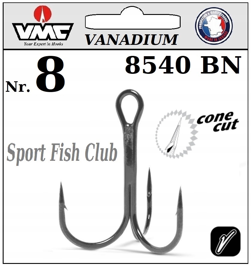 10 x MOCNA KOTWICZKA VANADOWA VMC 8540 BN Nr.8