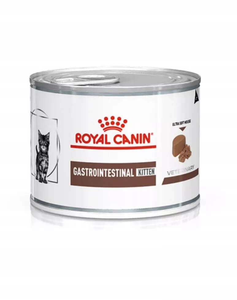 Levně 4X Royal Canin Gastrointestinal Kitten mokré krmivo pro kočky 195 g