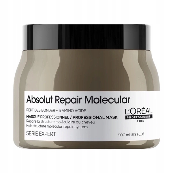 Loreal Absolut Repair Molecular Maska pro obnovu struktury vlasů, 500ml