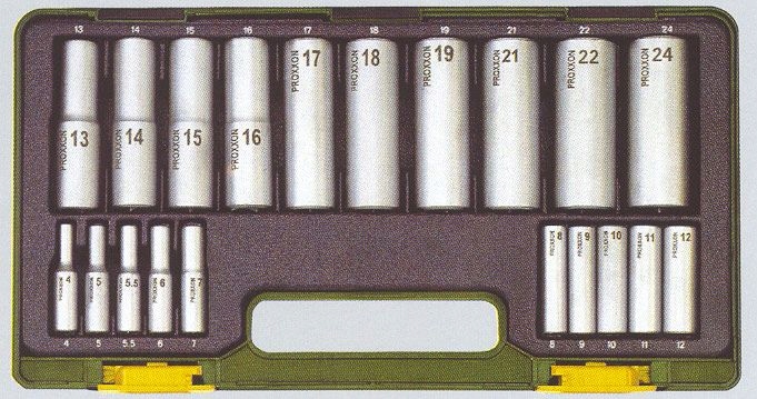 Zestaw kluczy z nasadkami profilowanymi zwężanymi Proxxon PR23292