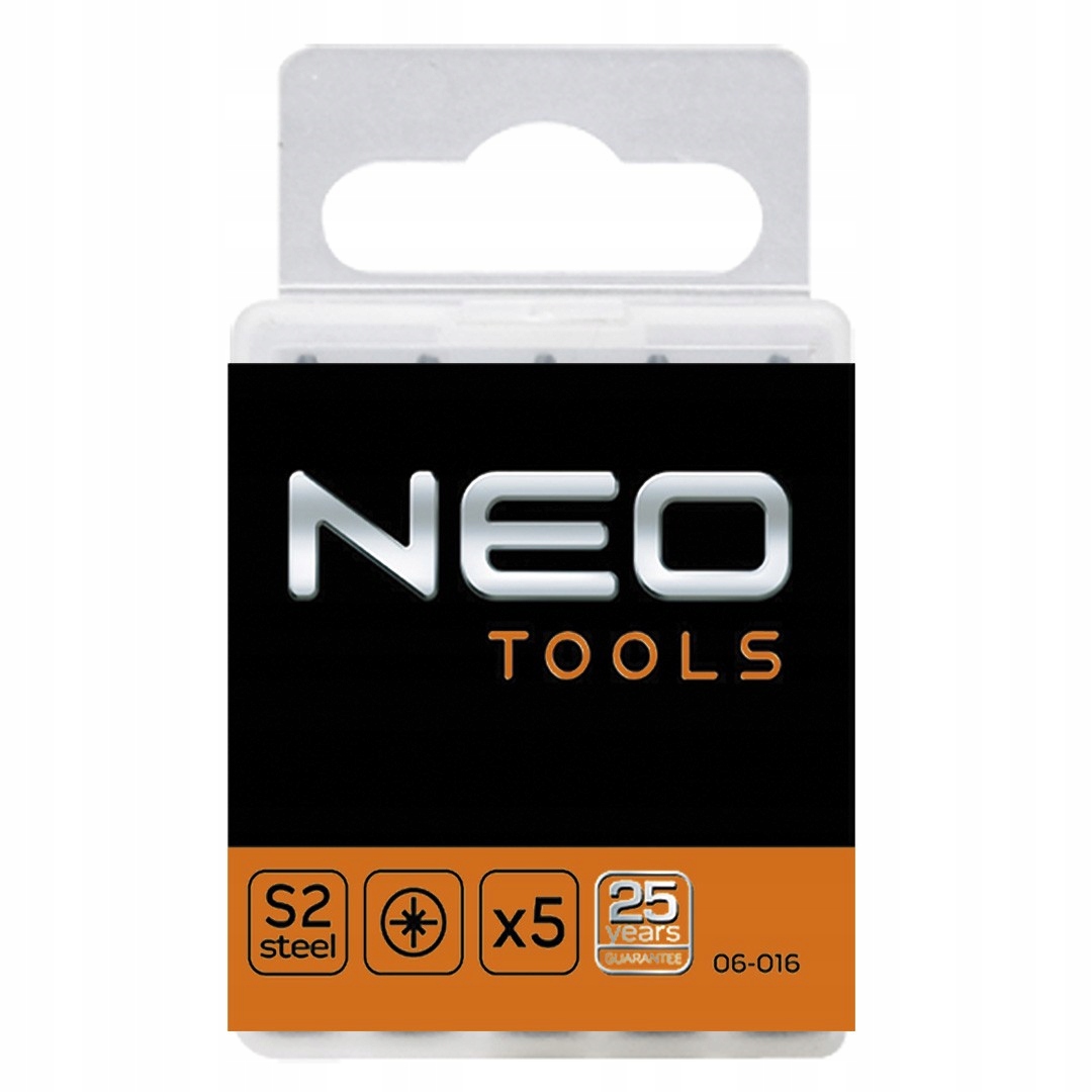 Końcówki Wkrętakowe Pz2 X 25 Mm, 20 Szt. Marka Neo Tools