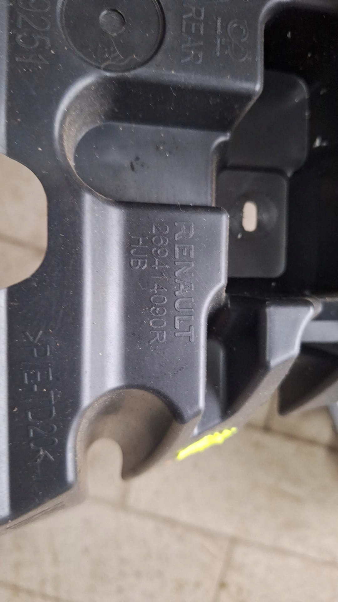 Support Support plaque Pare choc RENAULT CAPTUR II 269414090R 269465993R